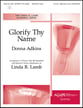 Glorify Thy Name Handbell sheet music cover